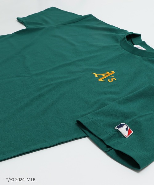 MLB(メジャーリーグベースボール)の「MLB ロゴ半袖Tシャツ(Tシャツ/カットソー・メンズ・ホワイト/ブルー/グリーン・S/M/L)」の15枚目の写真