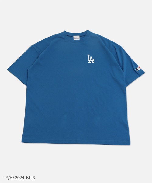 MLB(メジャーリーグベースボール)の「MLB ロゴ半袖Tシャツ(Tシャツ/カットソー・メンズ・ホワイト/ブルー/グリーン・S/M/L)」の4枚目の写真