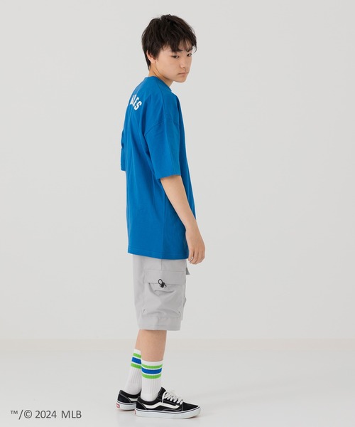 MLB(メジャーリーグベースボール)の「MLB ロゴ半袖Tシャツ(Tシャツ/カットソー・メンズ・ホワイト/ブルー/グリーン・S/M/L)」の19枚目の写真