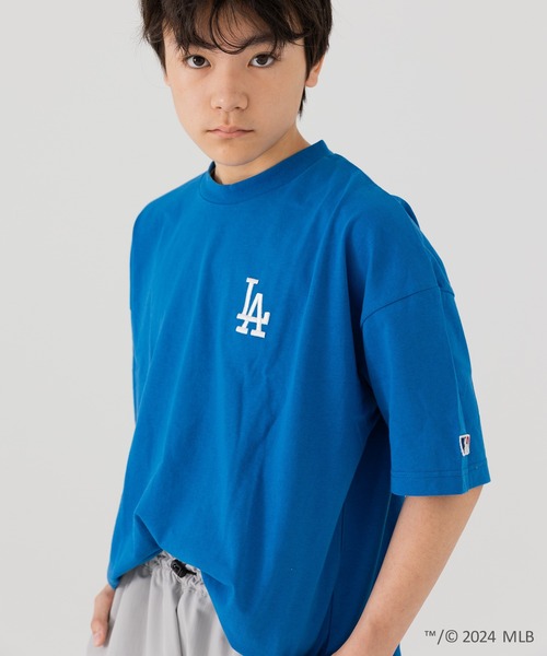 MLB(メジャーリーグベースボール)の「MLB ロゴ半袖Tシャツ(Tシャツ/カットソー・メンズ・ホワイト/ブルー/グリーン・S/M/L)」の20枚目の写真