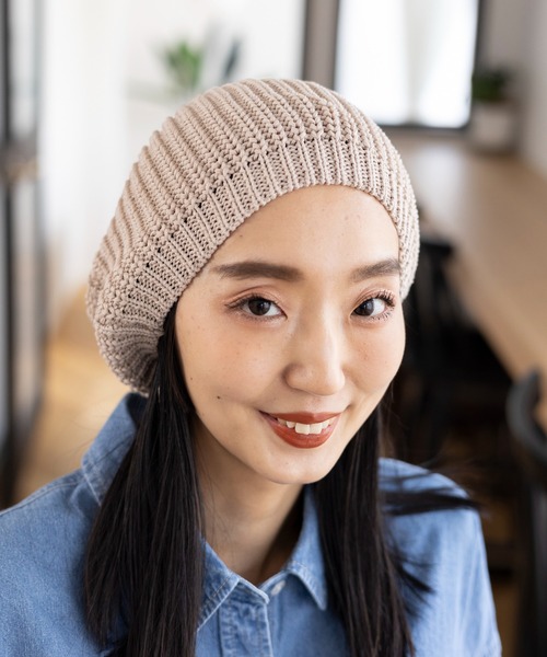 新品タグ付き ビーズワッチ ベレー帽　LEPSIM レプシィム ゆきは企画 ゆきは企画】ビーズワッチ | [公式]レプシィム （LEPSIM）通販