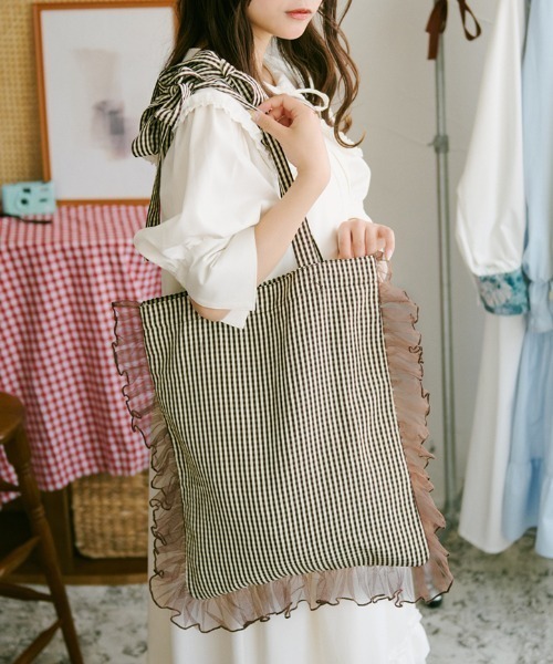 kutir（クティール）の「【クティールとレトロ】チュールフリルリボン