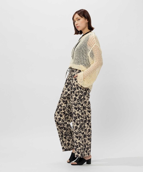 BACK NUMBER（バックナンバー）の「【BACK NUMBER】接触冷感ワイドイージーパンツ（その他パンツ・レディース・ブルー/イエロー/ベージュ/ブラック・S/M/L）」の22枚目の写真