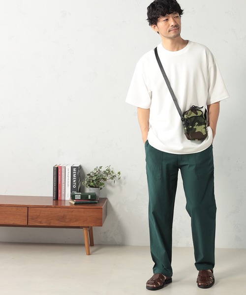 FOUND GOOD（ファウンドグッド）の「クッションレイヤードTシャツ（Tシャツ/カットソー・メンズ・ベージュ/ブラック/ホワイト系5/グレー系2/ブルー系2/ピンク系2・S/M/L/XL）」の7枚目の写真