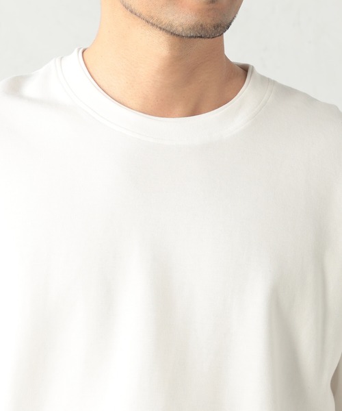 FOUND GOOD（ファウンドグッド）の「クッションレイヤードTシャツ（Tシャツ/カットソー・メンズ・ベージュ/ブラック/ホワイト系5/グレー系2/ブルー系2/ピンク系2・S/M/L/XL）」の8枚目の写真
