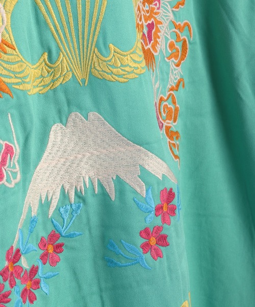 ヒューストン　スーベニアシャツ　L　刺繍　白　半袖　虎　ベトシャツ　アロハシャツ 楽天市場】HOUSTON ヒューストン SOUVENIR L/S SHIRT スーベニア