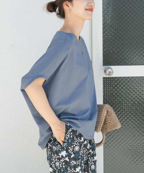 「URBAN RESEARCH DOORS」 スウェットカットソー MEDIUM ライトブルー レディース URBAN RESEARCH DOORS 「URBAN DOORS」 スウェットカットソー