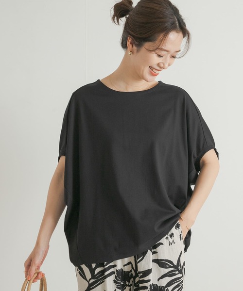 かぐれ　　コットンリヨセルスウェットプルオーバー　アーバンリサーチドアーズ セール】コクーンシルエットプルオーバー（Tシャツ/カットソー