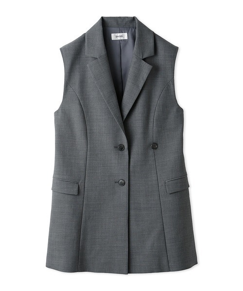 SNIDEL（スナイデル）の「オーバーサイズジレ（ベスト・レディース・ホワイト/ブラック/グレー・FREE）」の16枚目の写真