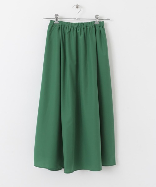 URBAN RESEARCH DOORS（アーバンリサーチドアーズ）の「『UR TECH』カラーフレアスカート（スカート・レディース・グリーン/ネイビー/ベージュ・MEDIUM）」の17枚目の写真