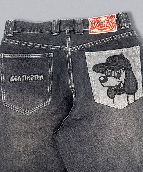 centimeter(センチメーター)の「CMT ruler washed denim pants(デニムパンツ・メンズ・ブラック/ライトブルー/ブラウン/ブルー系その他・MEDIUM/LARGE/X-LARGE)」の17枚目の写真