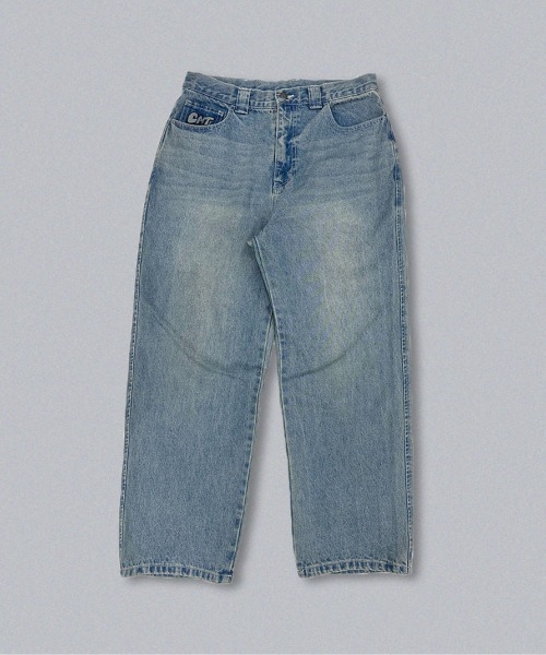 centimeter(センチメーター)の「CMT ruler washed denim pants(デニムパンツ・メンズ・ブラック/ライトブルー/ブラウン/ブルー系その他・MEDIUM/LARGE/X-LARGE)」の19枚目の写真
