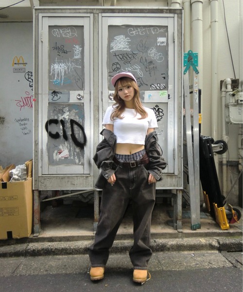 centimeter(センチメーター)の「CMT ruler washed denim pants(デニムパンツ・メンズ・ブラック/ライトブルー/ブラウン/ブルー系その他・MEDIUM/LARGE/X-LARGE)」の11枚目の写真