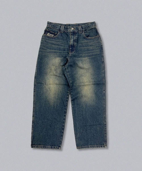 centimeter(センチメーター)の「CMT ruler washed denim pants(デニムパンツ・メンズ・ブラック/ライトブルー/ブラウン/ブルー系その他・MEDIUM/LARGE/X-LARGE)」の6枚目の写真