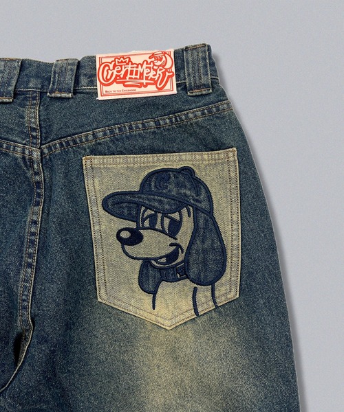 centimeter(センチメーター)の「CMT ruler washed denim pants(デニムパンツ・メンズ・ブラック/ライトブルー/ブラウン/ブルー系その他・MEDIUM/LARGE/X-LARGE)」の7枚目の写真