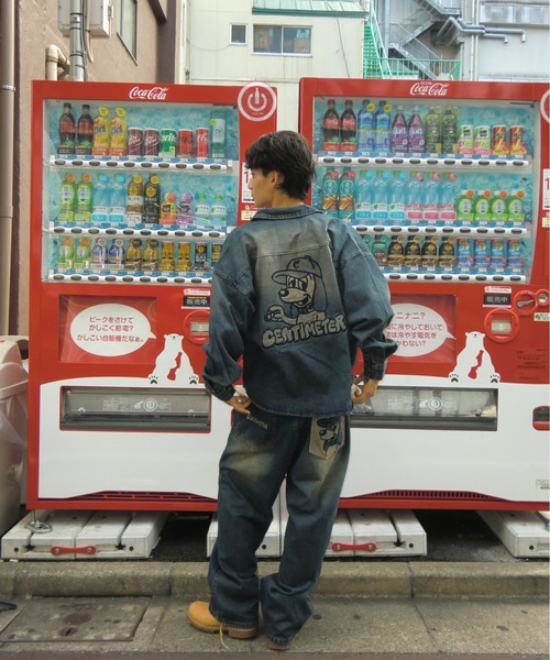 centimeter(センチメーター)の「CMT ruler washed denim pants(デニムパンツ・メンズ・ブラック/ライトブルー/ブラウン/ブルー系その他・MEDIUM/LARGE/X-LARGE)」の12枚目の写真