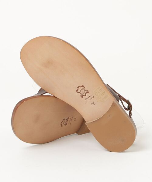 IL BISONTE（イルビゾンテ）の「IL BISONTE / ORIGINAL LEATHER / サンダル（サンダル・メンズ・ブラック/ダークブラウン・26.0cm/25.5cm/25.0cm/24.0cm）」の4枚目の写真