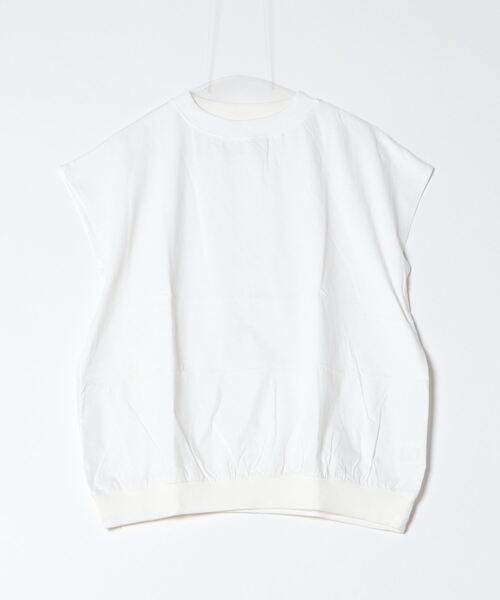 Arinomama(アリノママ)の「Arinomama 異素材ドッキングプルオーバー(Tシャツ/カットソー・レディース・ライトブルー/ホワイト/スミクロ/ベージュ・FREE)」の17枚目の写真