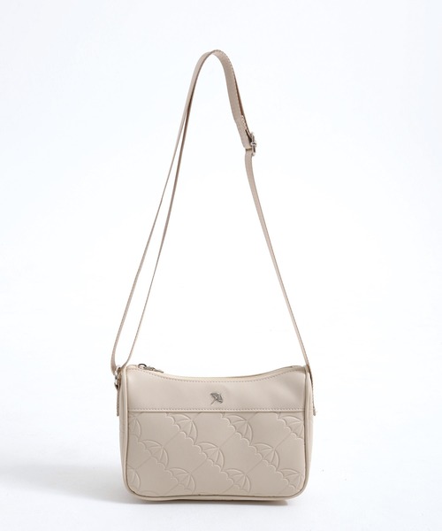 Arnold Palmer（アーノルドパーマー）の「アンブレラエンボス フェイクレザー ショルダーバッグ（ショルダーバッグ・レディース・オフホワイト/ブラック・F）」の12枚目の写真