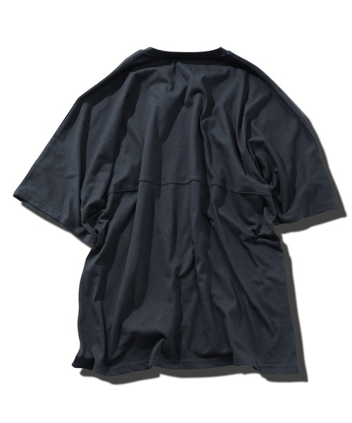 jiggys shop(ジギーズショップ)の「切り替えドルマン 無地 Tシャツ(Tシャツ/カットソー・メンズ・グレー系その他/ブラック/ネイビー/チャコールグレー/ホワイト・MEDIUM/LARGE)」の10枚目の写真