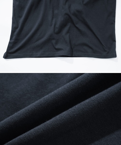 jiggys shop(ジギーズショップ)の「切り替えドルマン 無地 Tシャツ(Tシャツ/カットソー・メンズ・グレー系その他/ブラック/ネイビー/チャコールグレー/ホワイト・MEDIUM/LARGE)」の12枚目の写真