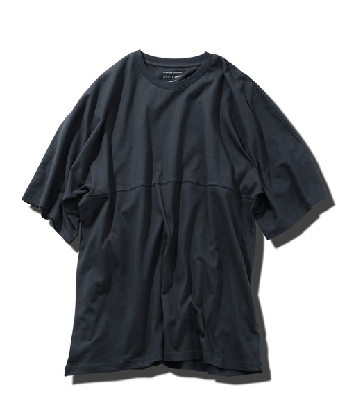 jiggys shop(ジギーズショップ)の「切り替えドルマン 無地 Tシャツ(Tシャツ/カットソー・メンズ・グレー系その他/ブラック/ネイビー/チャコールグレー/ホワイト・MEDIUM/LARGE)」の8枚目の写真