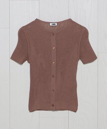 【パンダ】＜H＞コットンナイロン シアーリブカーディガン H BEAUTY&YOUTH UNITED ARROWS（エイチビューティーアンドユース