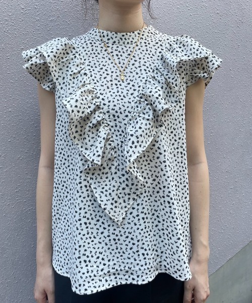 【セール】【WEB・一部店舗限定】2WAYフリルブラウス（シャツ/ブラウス）｜rbby ROSEBUD（アールビーバイローズバッド）