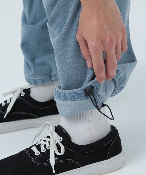 BAYFLOW(ベイフロー)の「クールタッチカーゴデニムパンツ(デニムパンツ・メンズ・ブラック/ライトブルー・MEDIUM/LARGE)」の14枚目の写真