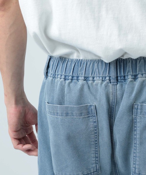 セール】クールタッチカーゴデニムパンツ（デニムパンツ