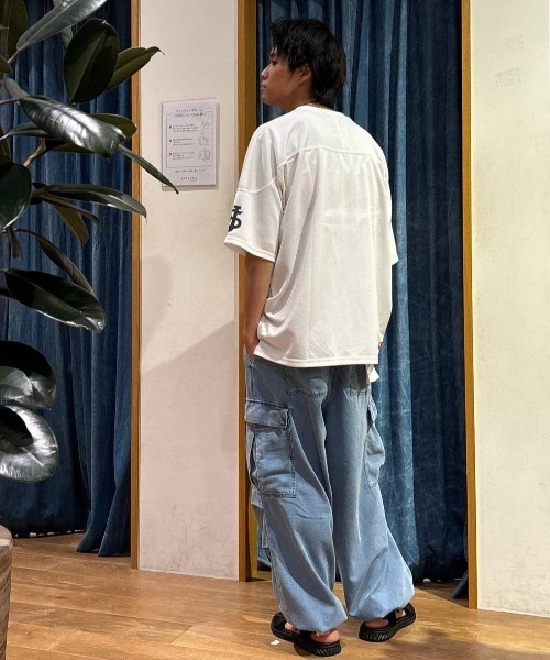 セール】クールタッチカーゴデニムパンツ（デニムパンツ