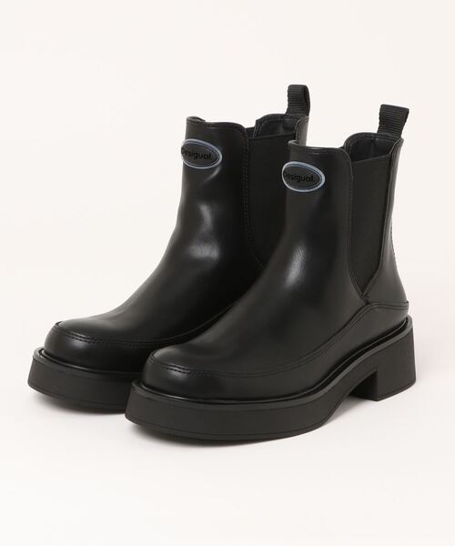 【セール】パッチ付きの柔らかいヒールの靴（ブーツ）｜Desigual（デシグアル）