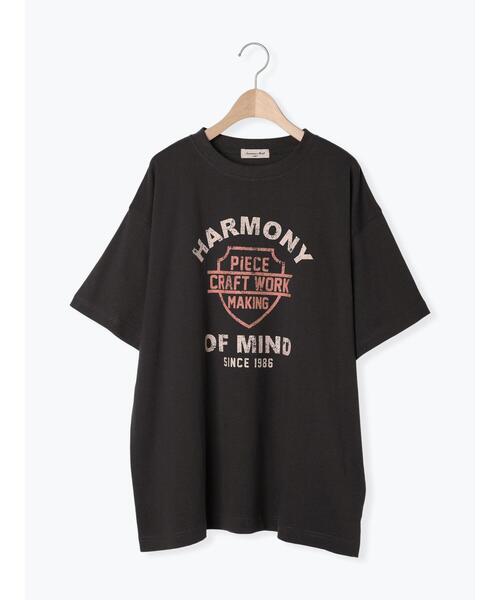 Samansa Mos2（サマンサ モスモス）の「【UVカット】ロゴアソートプリントTシャツ（Tシャツ/カットソー・レディース・パープル/オフホワイト/チャコールグレー/グリーン・F）」の10枚目の写真