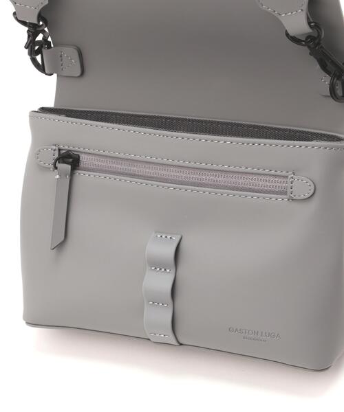 GASTON LUGA(ガストンルーガ)の「GASTON LUGA/ガストンルーガ/SPLASH CROSSBODY BAG(ショルダーバッグ・レディース・グレー/ブラック/ベージュ/チャコールグレー・F)」の10枚目の写真