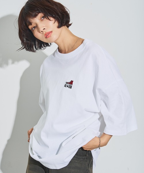 CONVERSE（コンバース）の「∴WEGO/CONVERSEワンポイントT（Tシャツ/カットソー・メンズ・その他6/その他1/その他5/その他3/その他2/その他4・LARGE/MEDIUM）」の2枚目の写真