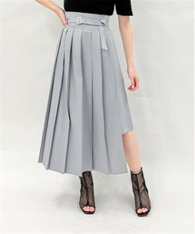 axes femme | ベルト付スリットプリーツスカート(スカート)