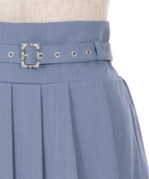axes femme（アクシーズファム）の「ベルト付スリットプリーツ