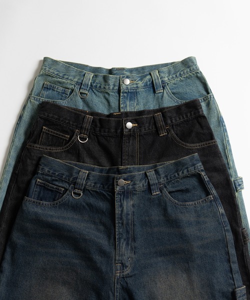WETTEMPT(ウィテンプト)の「OVER DYED DENIM | REAL TREE HALF PANTS /オーバーダイデニム|リアルツリーハーフパンツ(デニムパンツ・メンズ・ブラック/ライトブルー/インディゴブルー/ブラウン・SMALL/MEDIUM/LARGE)」の13枚目の写真
