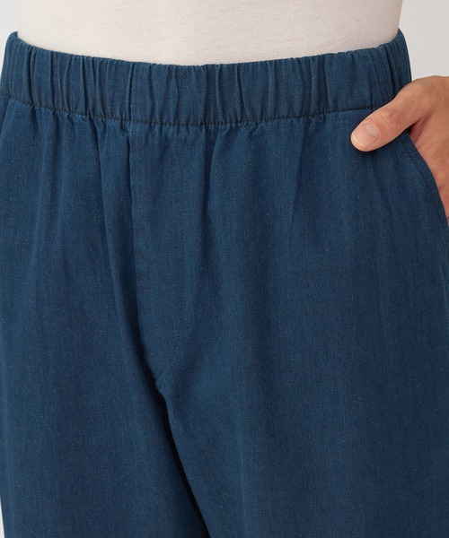 無印良品(ムジルシリョウヒン)の「紳士 洗いざらしデニムイージーパンツ(デニムパンツ・メンズ・ダークネイビー・S/M/XL/L)」の5枚目の写真