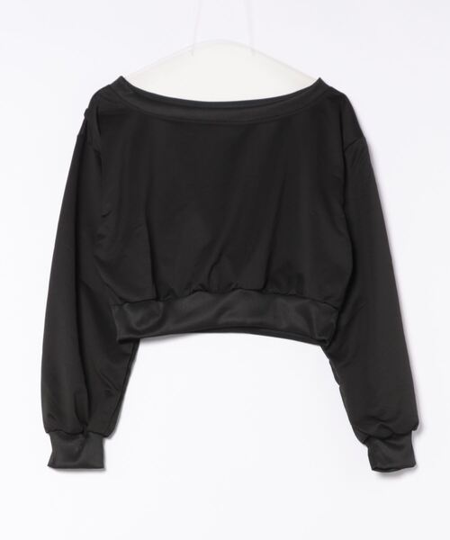 ALTROSE（アルトローズ）の「オフショル スウェット クロップド トップス（Tシャツ/カットソー・レディース・ホワイト/グレー/ブラック・FREE）」の18枚目の写真