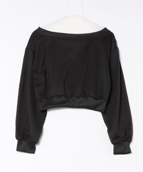 ALTROSE（アルトローズ）の「オフショル スウェット クロップド トップス（Tシャツ/カットソー・レディース・ホワイト/グレー/ブラック・FREE）」の20枚目の写真