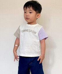 COMME CA ISM | 半袖ロゴTシャツ (ベビーサイズ)(その他ベビー用品)