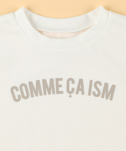 COMME CA ISM(コムサイズム)の「半袖ロゴTシャツ (ベビーサイズ)(その他ベビー用品・キッズ・オートミール/ピンク/グリーン/ホワイト系・80-90cm)」の16枚目の写真