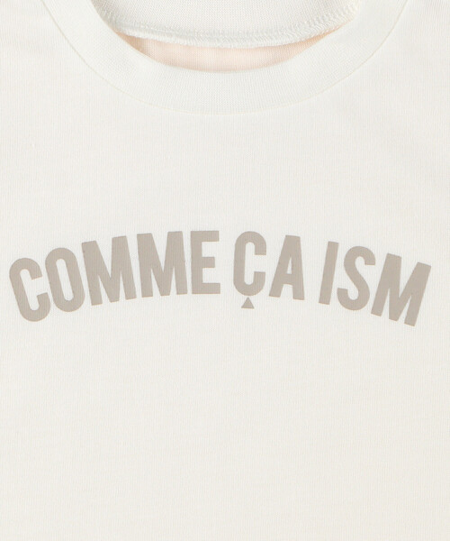 COMME CA ISM(コムサイズム)の「半袖ロゴTシャツ (ベビーサイズ)(その他ベビー用品・キッズ・オートミール/ピンク/グリーン/ホワイト系・80-90cm)」の19枚目の写真