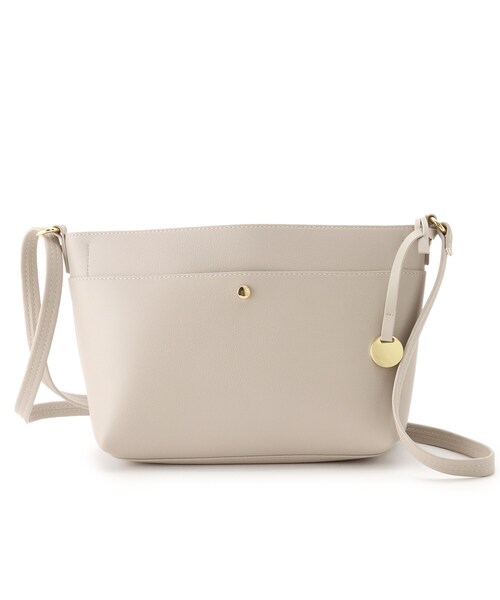 SHOO・LA・RUE(シューラルー)の「◆【軽量】3層ショルダーバッグ(ショルダーバッグ・レディース・グレー/ブラック/ベージュ系4・00)」の2枚目の写真