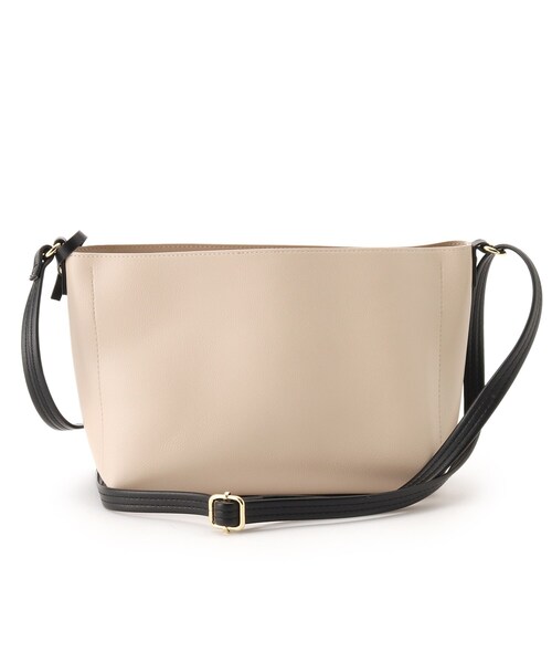 SHOO・LA・RUE(シューラルー)の「◆【軽量】3層ショルダーバッグ(ショルダーバッグ・レディース・グレー/ブラック/ベージュ系4・00)」の7枚目の写真