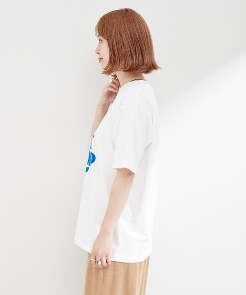 アトリエgg★リメイク7部袖Tシャツ16ピンク★ Pitta Re:)】 カジュアルシャツ Wガーゼ スタンド 七分袖 ピンク