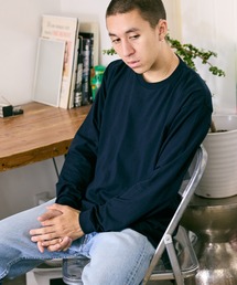 ROOPTOKYO（ループトウキョウ）の「Heavy Weight Cotton L S T-shirt 5.6オンス ヘビーウェイト リブ付 ロンT クルーネック 無地T（Tシャツ/カットソー）」