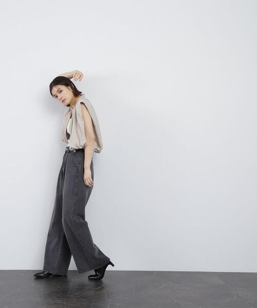 NATURAL BEAUTY BASIC（ナチュラルビューティーベーシック）の「◇ＭＡ－１コンパクトベスト（MA-1・レディース・ブラック/ベージュ・FREE）」の19枚目の写真