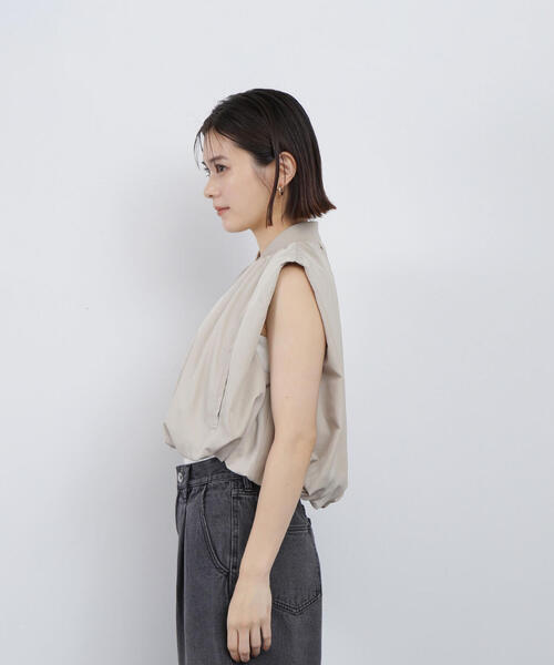 NATURAL BEAUTY BASIC（ナチュラルビューティーベーシック）の「◇ＭＡ－１コンパクトベスト（MA-1・レディース・ブラック/ベージュ・FREE）」の20枚目の写真